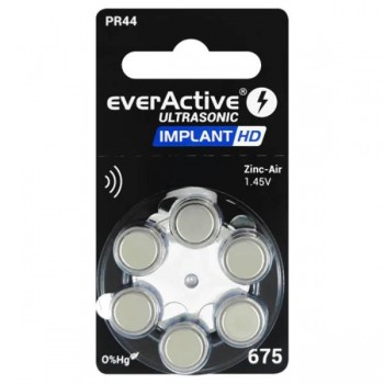 EverActive Ultrasonic 675 Implant PR44 klausos baterijos 60 vnt.
